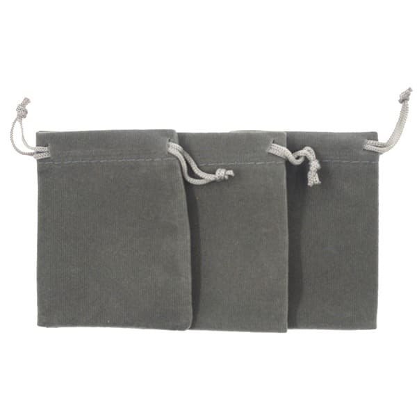 Flocked Fabric Drawstring Bag - Image 2