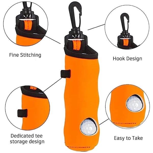 Custom Portable Multicolor Pouch Golf Ball Carry Bags - 图片 2
