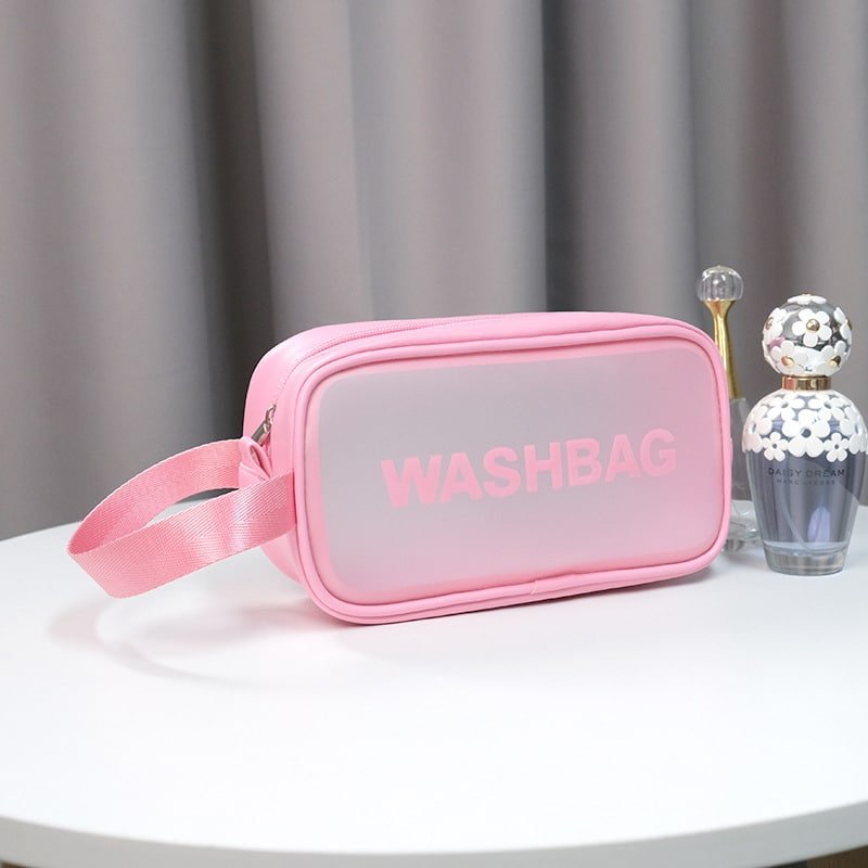 PVC Portable Frosted Makeup Bag - Image 2
