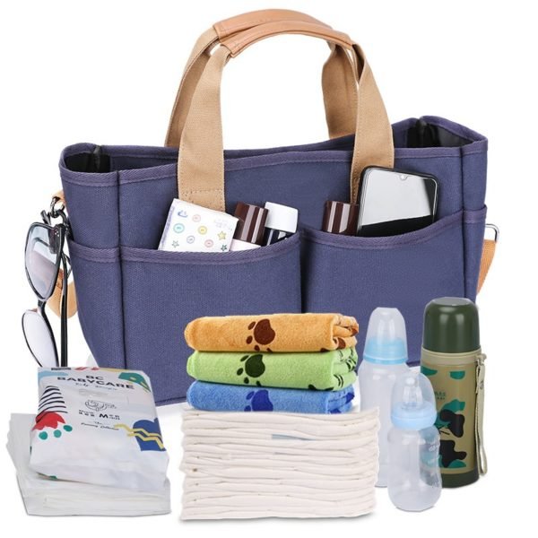 Oxford Cloth Portable Mummy Bag with Shoulder Crossbody/Tote Bag - Image 2