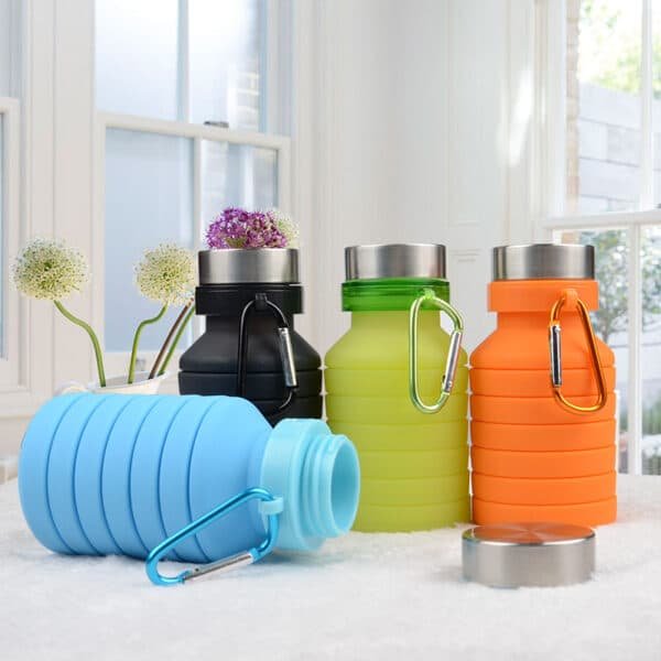 Custom 17 oz Leak Proof Twist Cap Collapsible Water Bottle - 图片 2