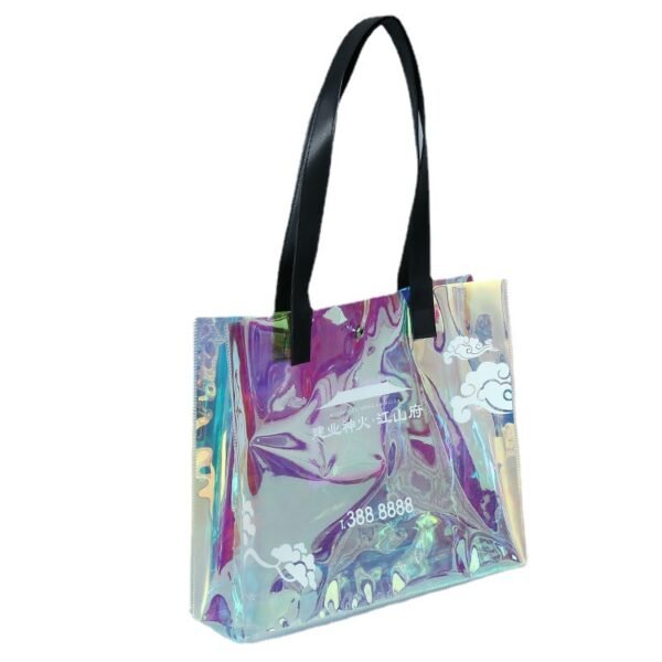 PVC Laser Transparent Handbag - Image 2