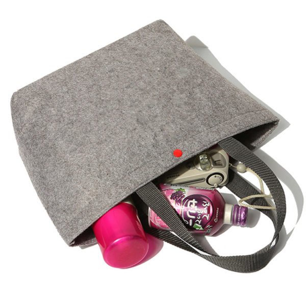 One-shoulder Shopping Felt Torte Bag - Image 2