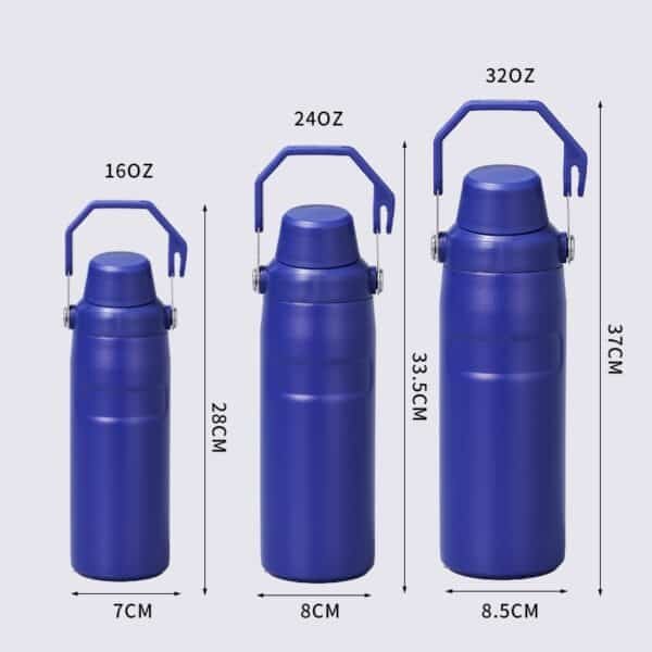 Large Capacity Handle Portable Insulated Bottle 16oz - 图片 2
