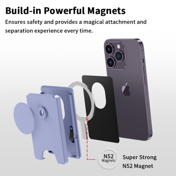 Customized Magnetic Card Holder With Stand - 图片 2