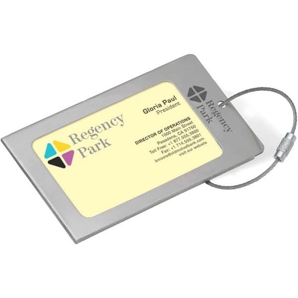Navigor Series Steel Luggage Tag - Image 2