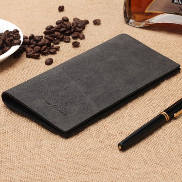 Brushed Ultra-thin Soft Leather Wallet - 图片 2
