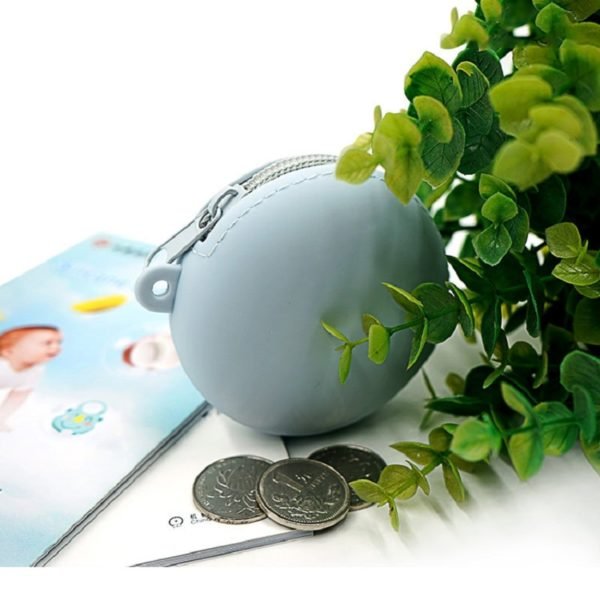 Round Silicone Mini Wallet - Image 2