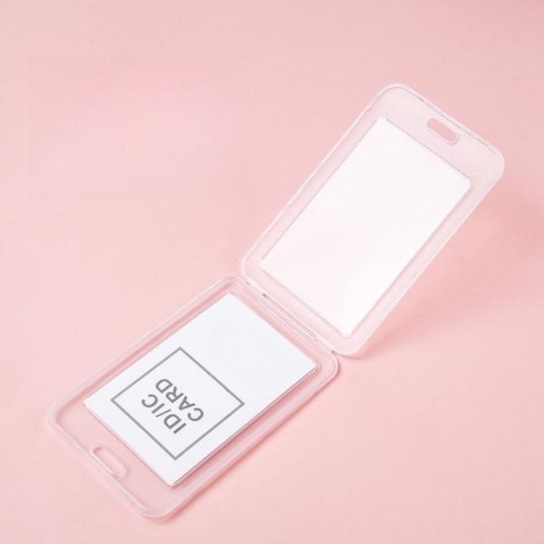 Transparent PVC Card Holder with Lanyard - 图片 2