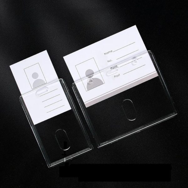 Multi-Size Clear Acrylic Card Holder for Business&School - 图片 2