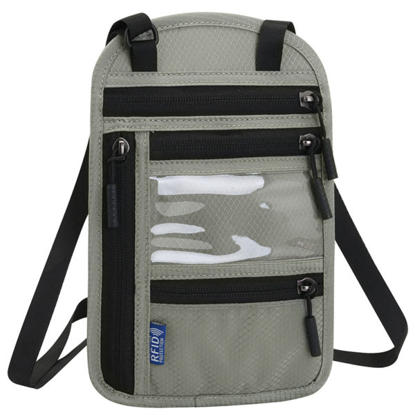 Custom Nylon Waterproof RFID Passport Bag - 图片 2