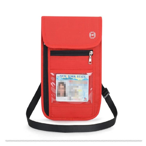 Waterproof Multifunctional RFID Nylon Passport Bag - Image 2
