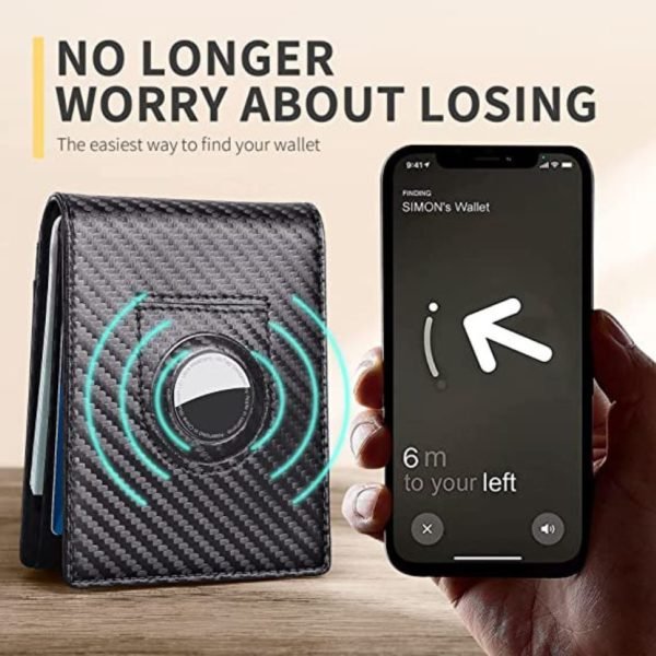 Customized Multifunctional Positioning Leather Wallet - 图片 2