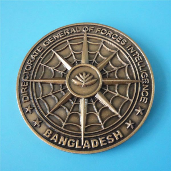 3D Die Struck Zinc Challenge Coin Custom Badge - 图片 2