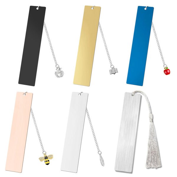 Stainless Steel Bookmark With Laser UV Color Printing - 图片 2