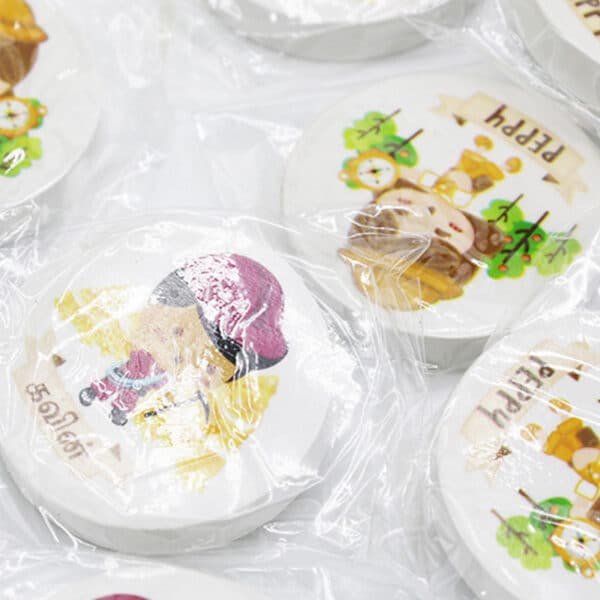 Multi-color Printing Round TPR Eraser - 图片 2
