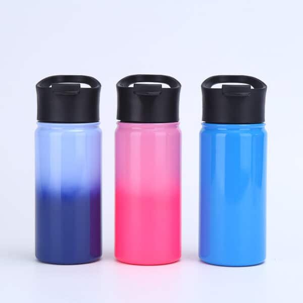 Outdoor Portable 304 Stainless Steel 12oz Sports Water Bottle - 图片 2