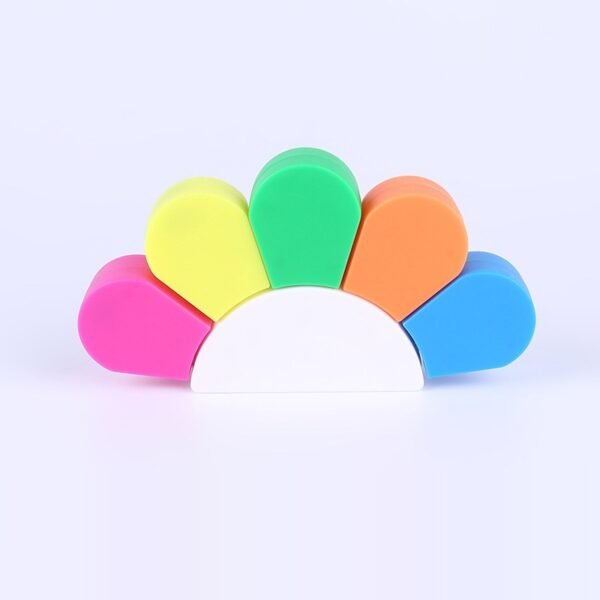 Advertising Gift Colorful Flower Highlighter - 图片 2
