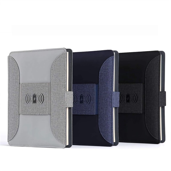 Qi Wireless Charger PU Notebook - 图片 2
