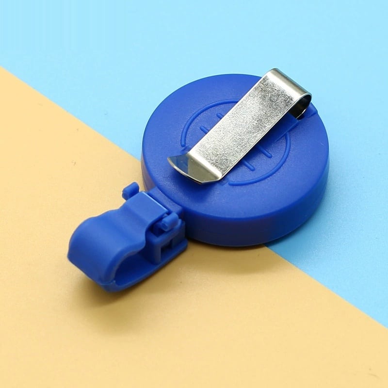 Plastic Frosted ID Card Retractable Badge Reel - 图片 2