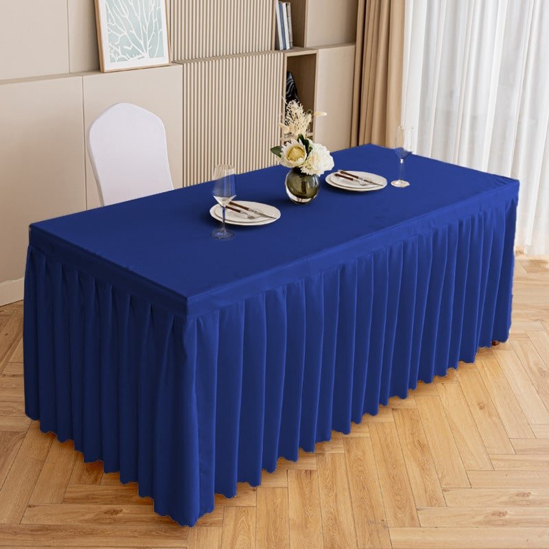 Rectangular Dustproof Conference Table Skirt Cover - 图片 2