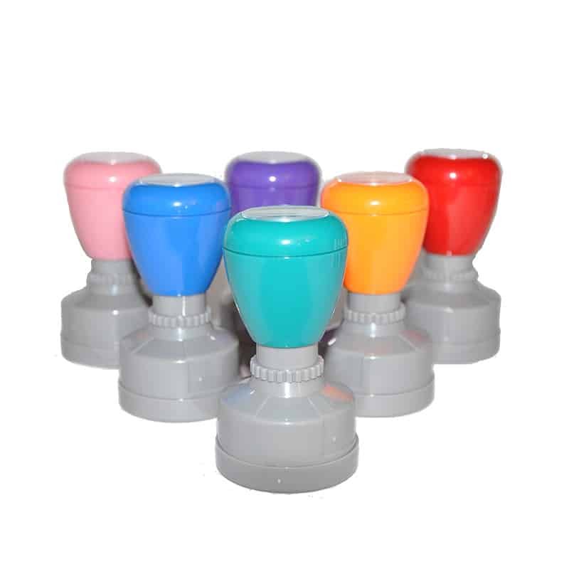 Round Customizable Mini Stamp - Image 2