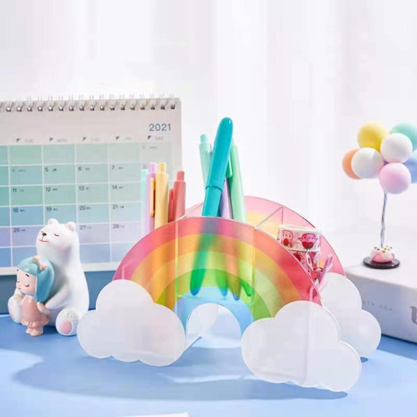 Pen Acrylic Container Shape Flowers - 图片 2