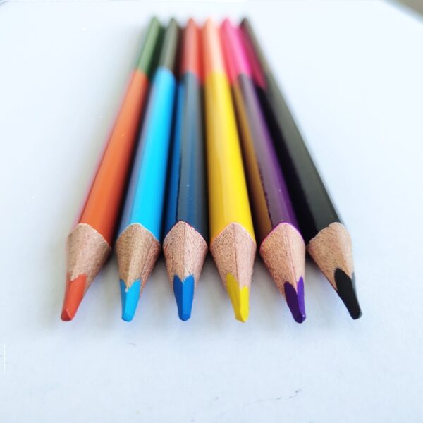 Colorful Double-ended Drawing Pencil - 图片 2