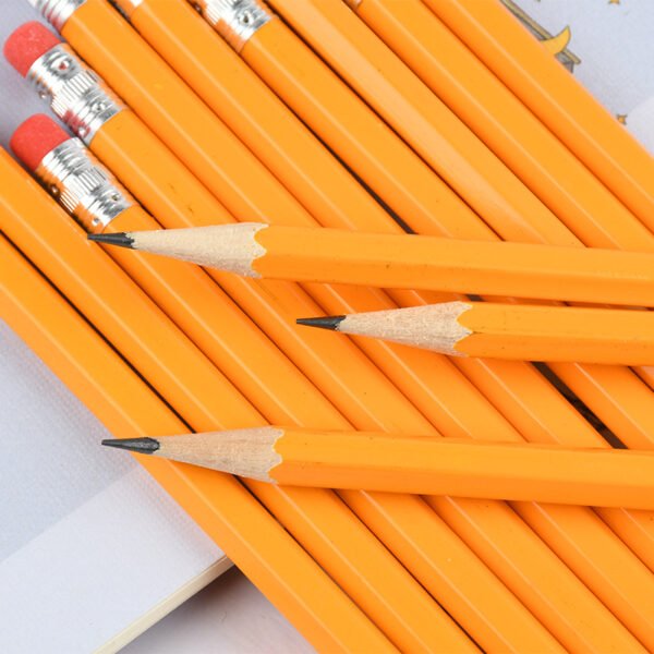 Hexagonal Wooden Graphite Pencil - 图片 2