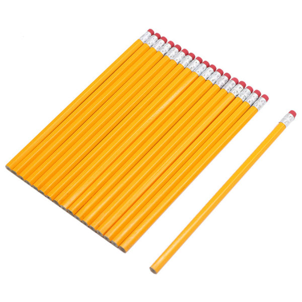 Round Cheap Yellow Pencil - 图片 2
