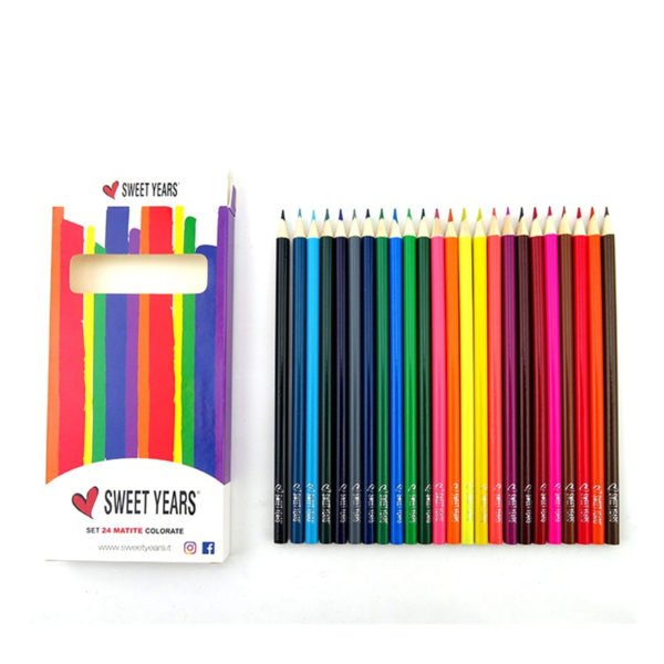 24-Color Colored Pencils Set - 图片 2