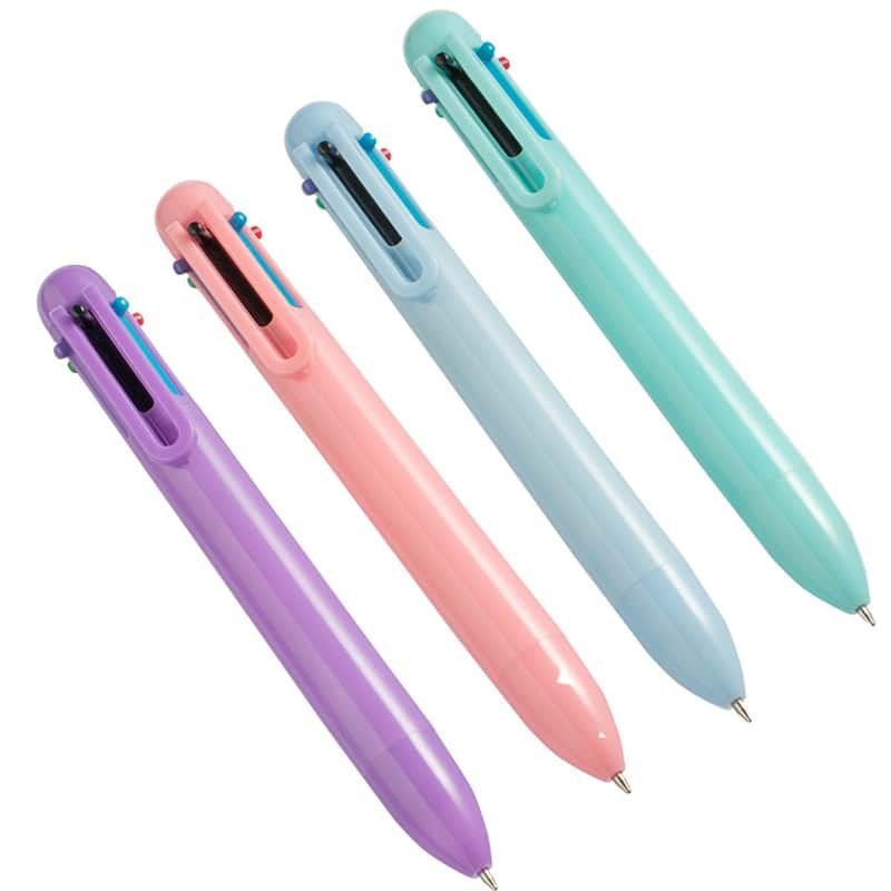 Color Push Action Multi-colour Ballpoint Pen - Image 2