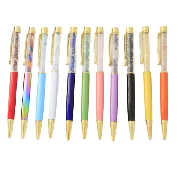 Crystal-Studded Twist Ballpoint Pen - Image 2