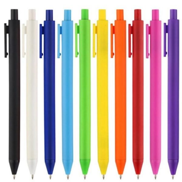 Macaron Frosted Push Pen - 图片 2