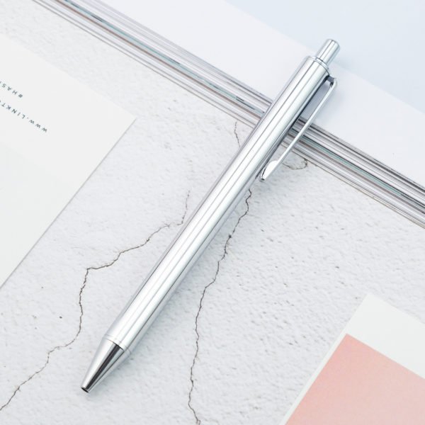 Metal Electroplating Ballpoint Click Pen - 图片 2