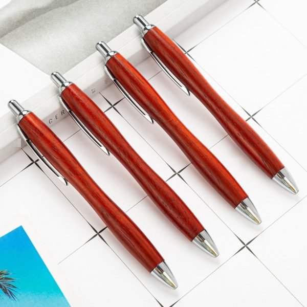 Promotional Bamboo Pen with Custom Logo - Image 2