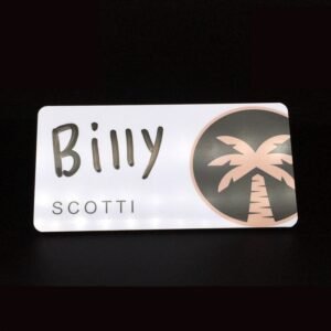 Custom Acrylic Reusable Name Badges - Image 2