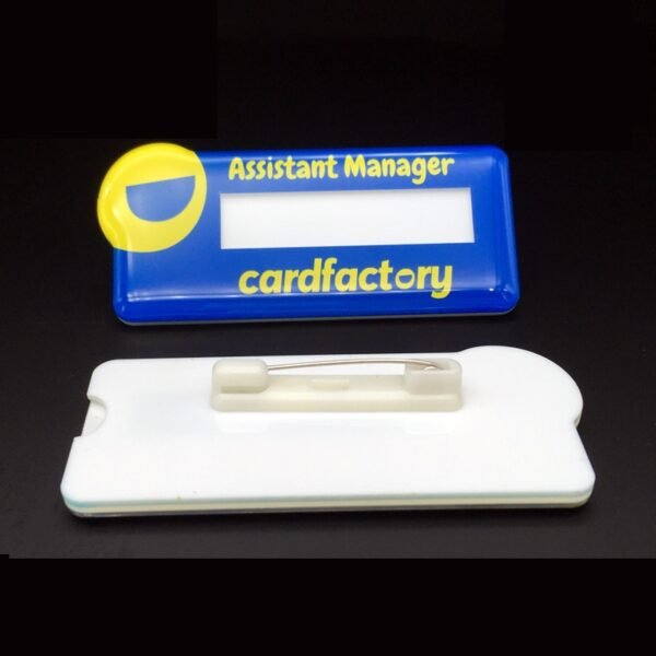 Custom Acrylic PVC Reusable Name Badge - Image 2