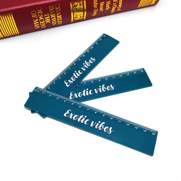 Office & Learning Plastic Solid Color Ruler 6 inches - 图片 2