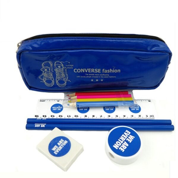 Creative PVC Zipper Pen Pouch Stationery Set - 图片 2