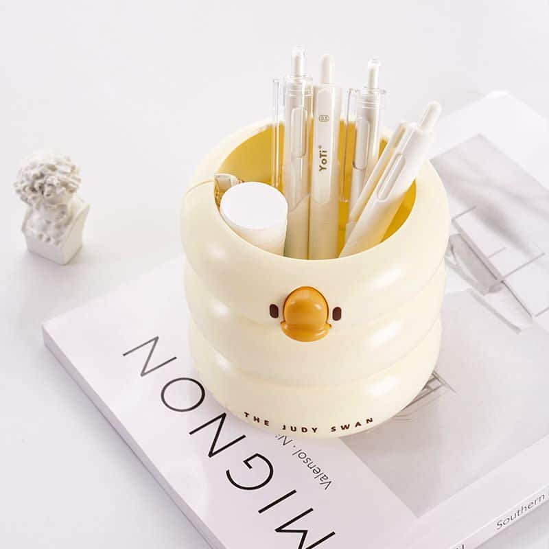 Sweet Round Multifunctional Pen Container - Image 2