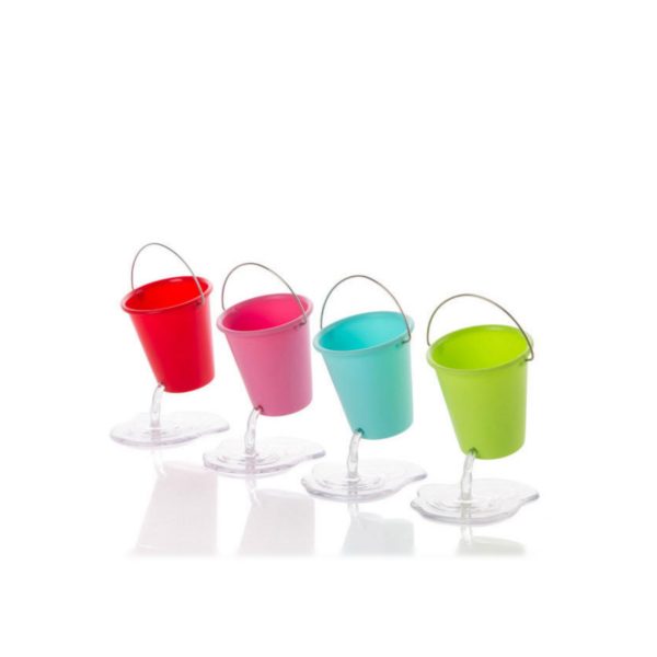 Creative Bucket Shaped PVC Pen Holder - 图片 2
