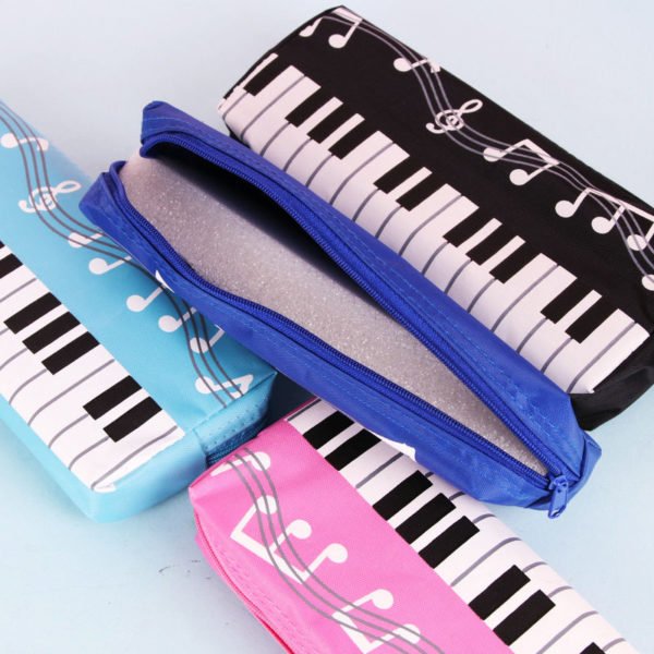 Piano Single Layer Square Pencil Pouch - Image 2