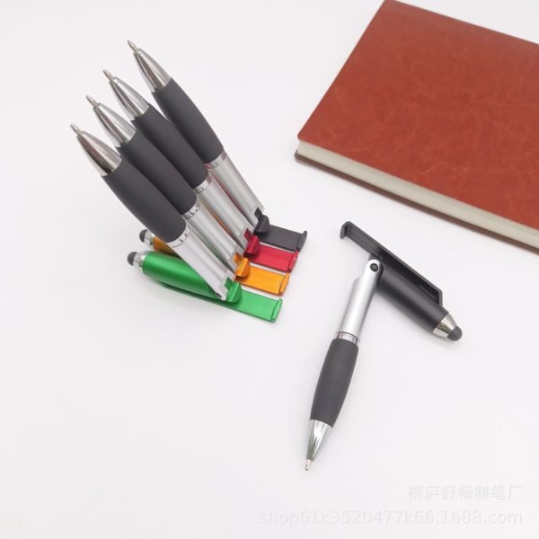 Woodgrain Coil Note Book with Colorful Sticky Notes - 图片 2