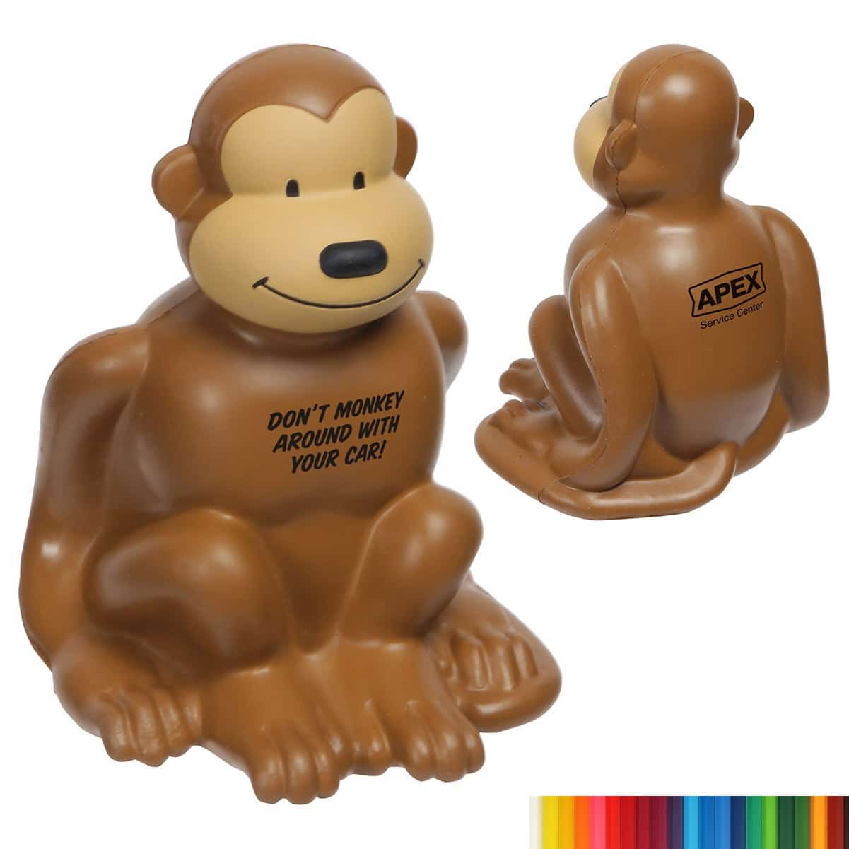Sitting Monkey Stress Ball - 图片 2