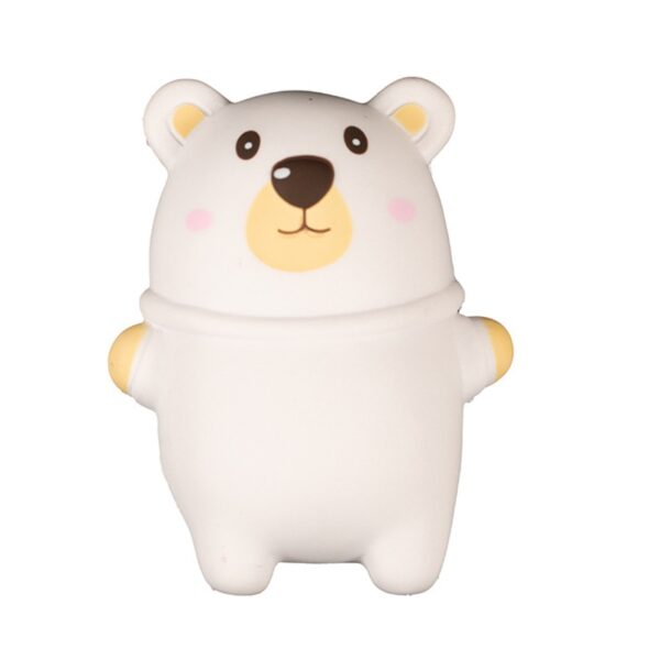 Squishy Cute Bear Stress Ball Refrigerator Sticker - 图片 2