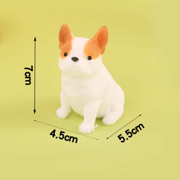 Sitting Bulldog Squishy Stress Ball - 图片 2