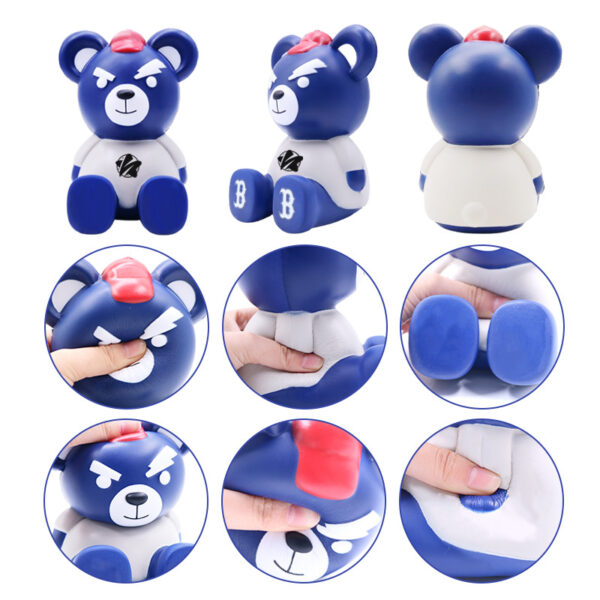 Slow-Rebound Stylish Bear Stress Ball - 图片 2