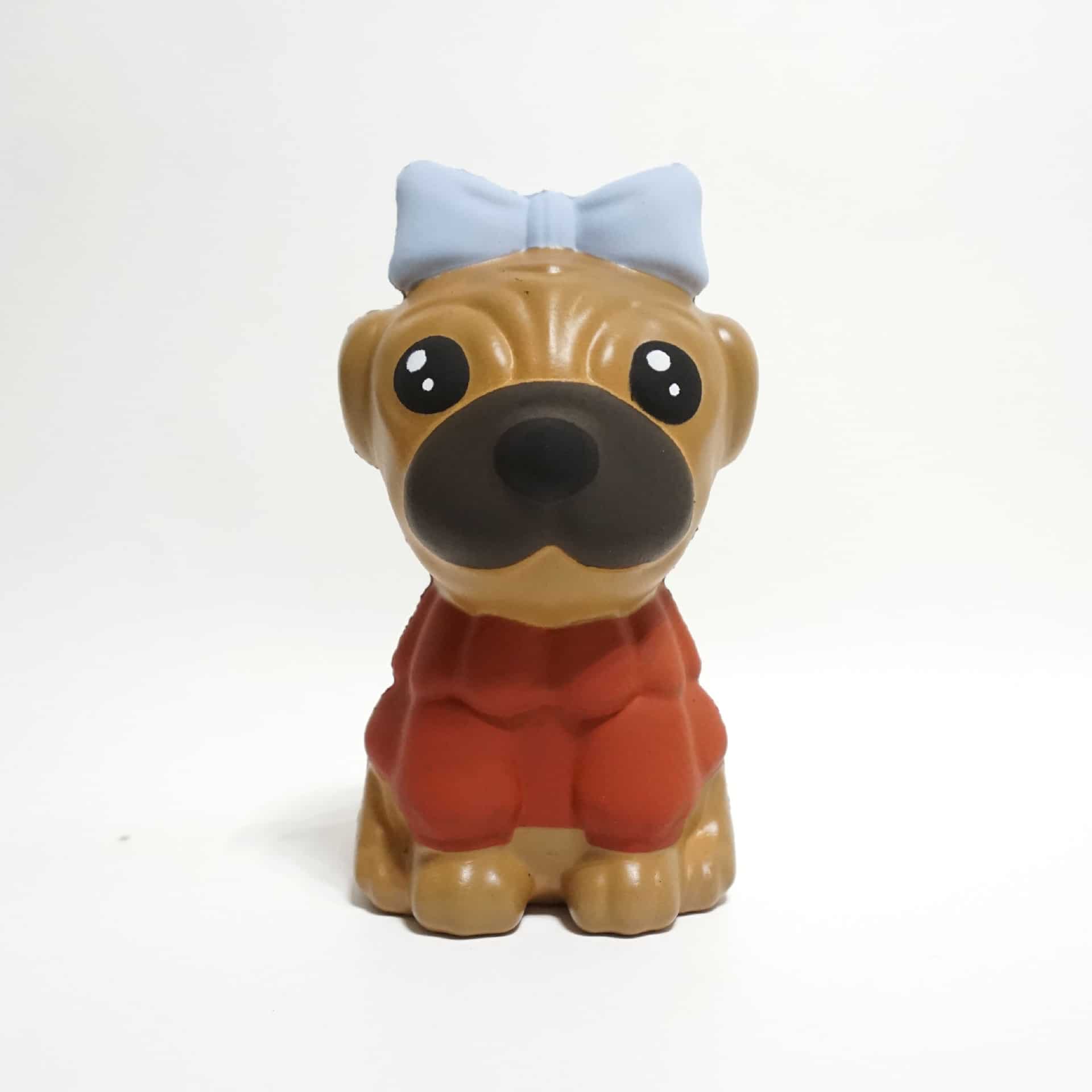 Slow-Rebound Bow Dog Stress Ball - 图片 2