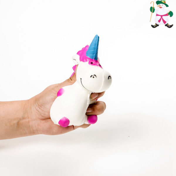 Slow Rebound Unicorn Hippo Stress Ball - 图片 2